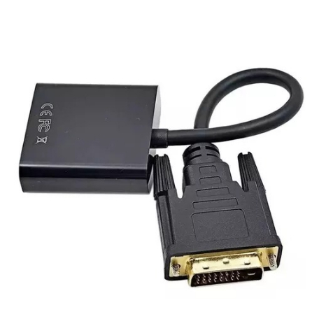 Adattatore DVI-D Dual Link 24+1 A VGA Maschio-Femmina: Convertitore Bianco Per Monitor - Foto 3