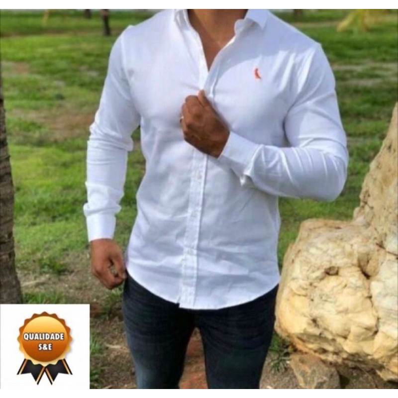 Camisa Social Masculina Slim Fit Rio Claro - Camisa Super Slim Fit -  Camisaria HP