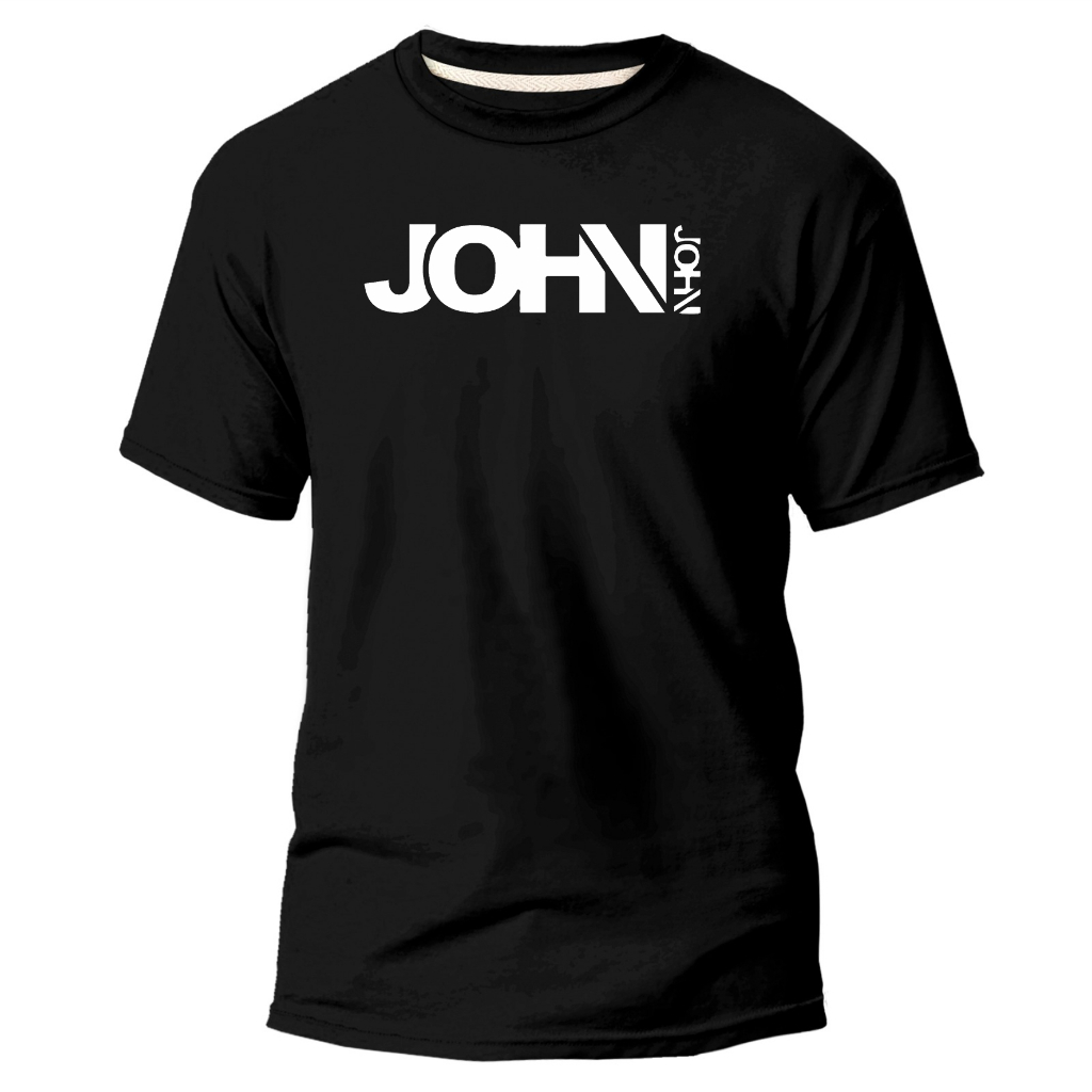 Camiseta Unisex JH JH IN HEAVEN Camisa Branca e Preta 100% Algodão Promoção