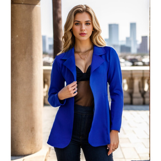 Max Blazer Feminino - Sobretudo Longo