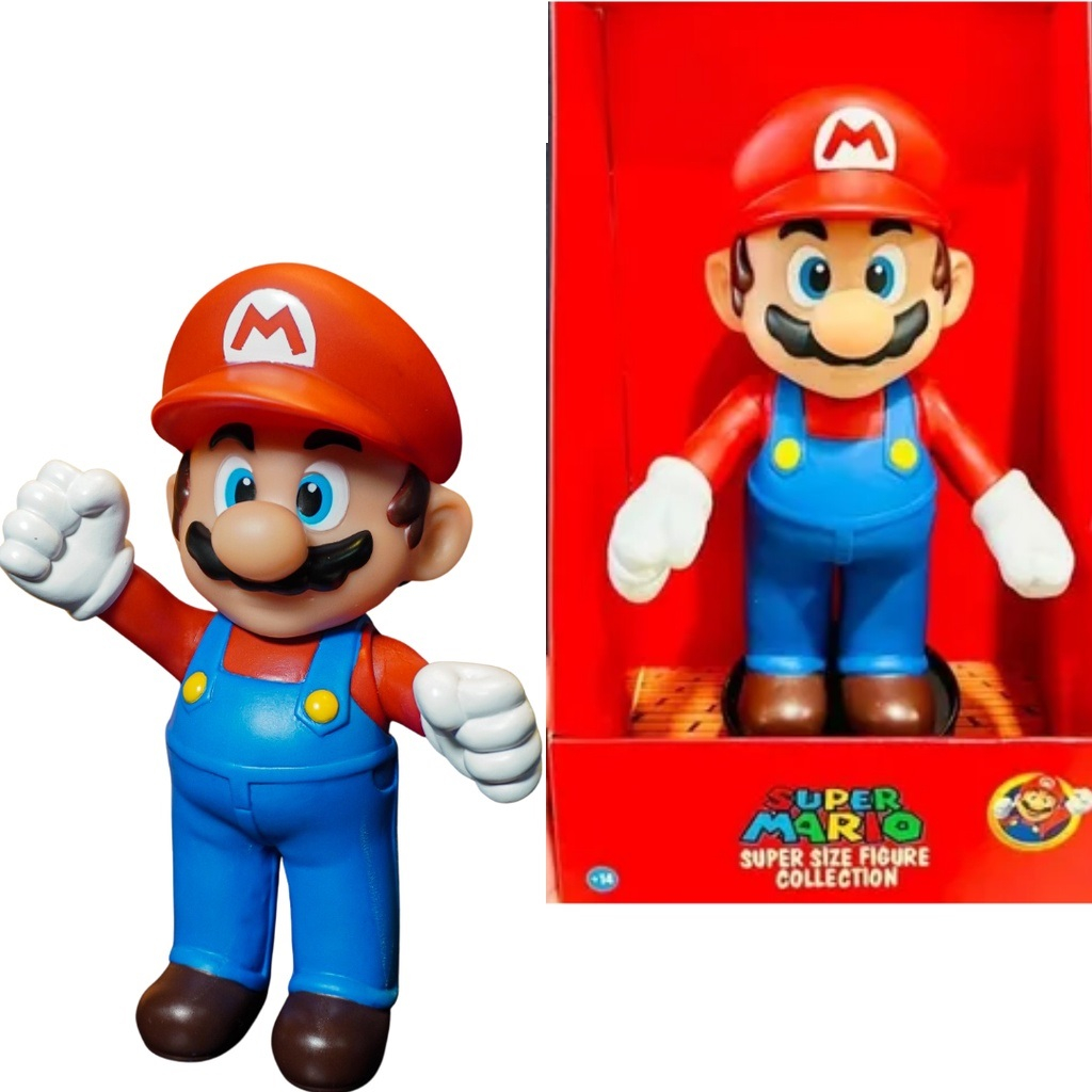 Boneco Personagem Super Mario Bros Articulavel Coleção Jogos