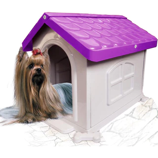 Casinha Pet Injet Para Cachorro ou Gato Nº3 Casa Lilás