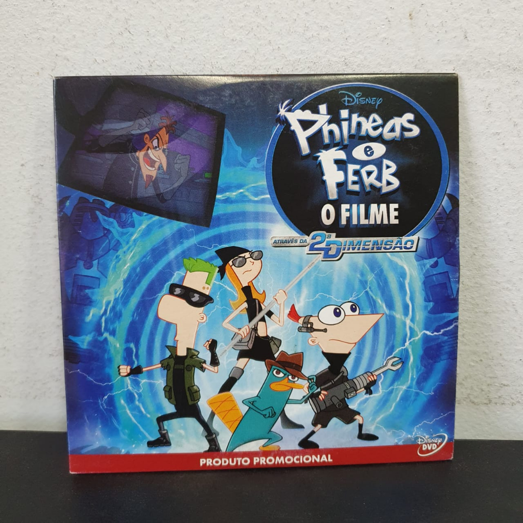 DVD Promo Phineas e Ferb O Filme - Disney - Original
