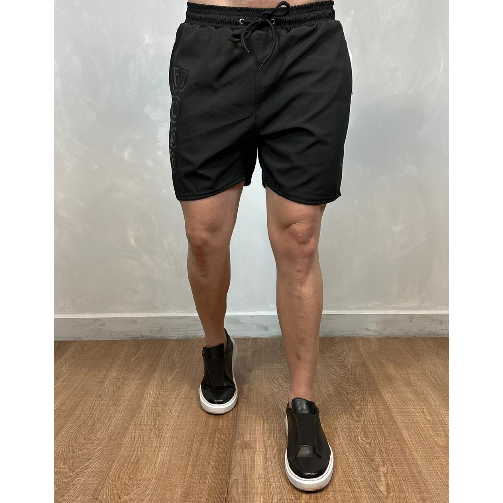 BOSS - Bermuda relaxed fit in denim blu scuro - Blu scuro