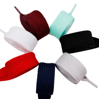 Par Cadarço Largo Bboy Fat Lace Grosso - Branco 1,20m