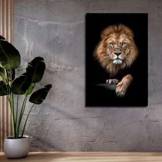 Quadro Decorativo Leão de Judá Impressão em Tela Acetinada de Alta Resolução
