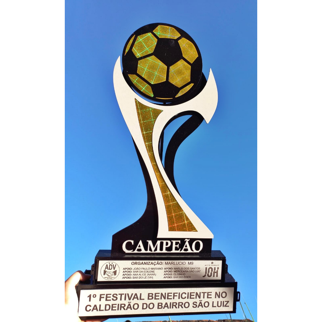 TROFÉU 45 cm - trofeu futebol premiação esporte