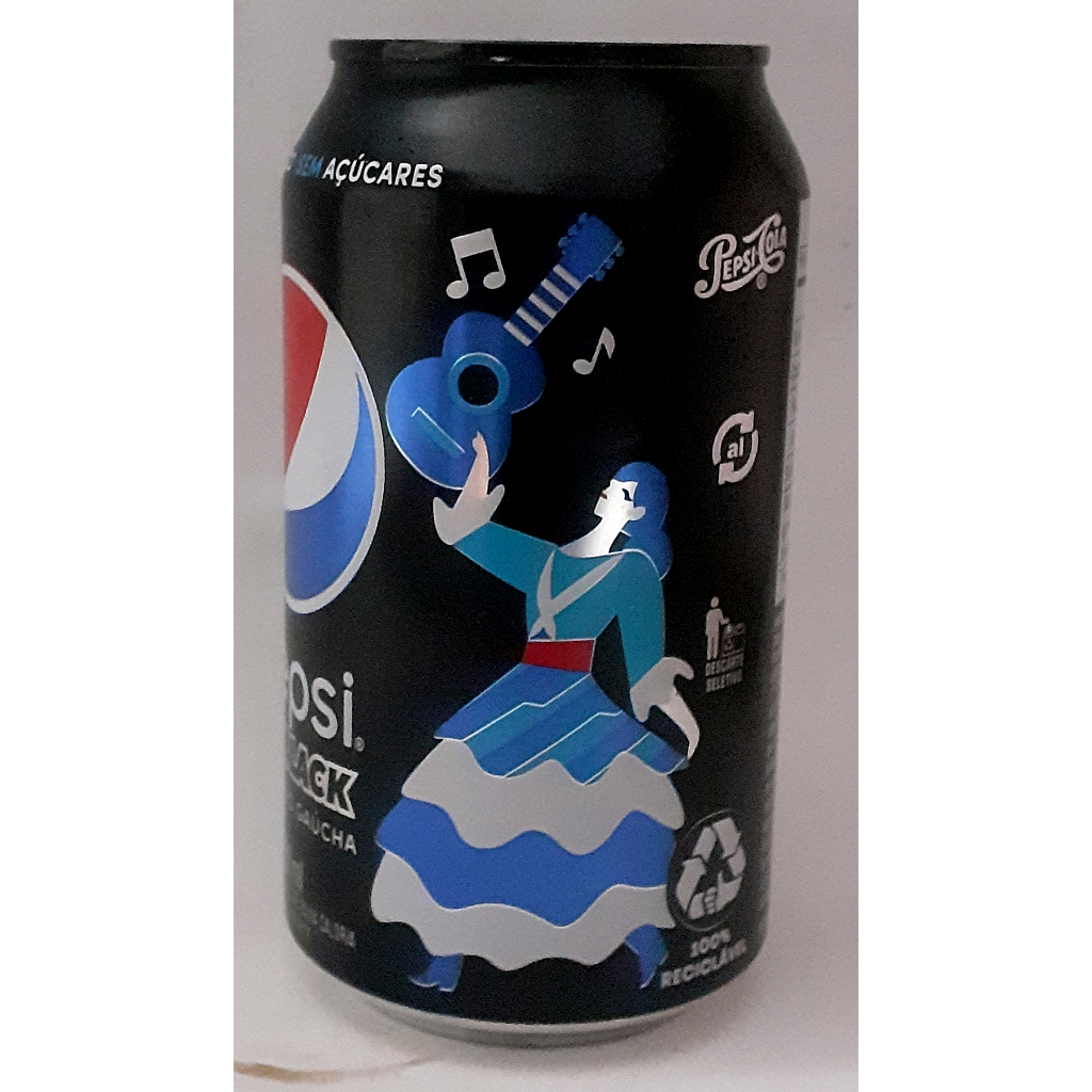 Refrigerante Lata Pepsi Black - Prenda (Edição Gaucha 2023) Nova e Lacrada