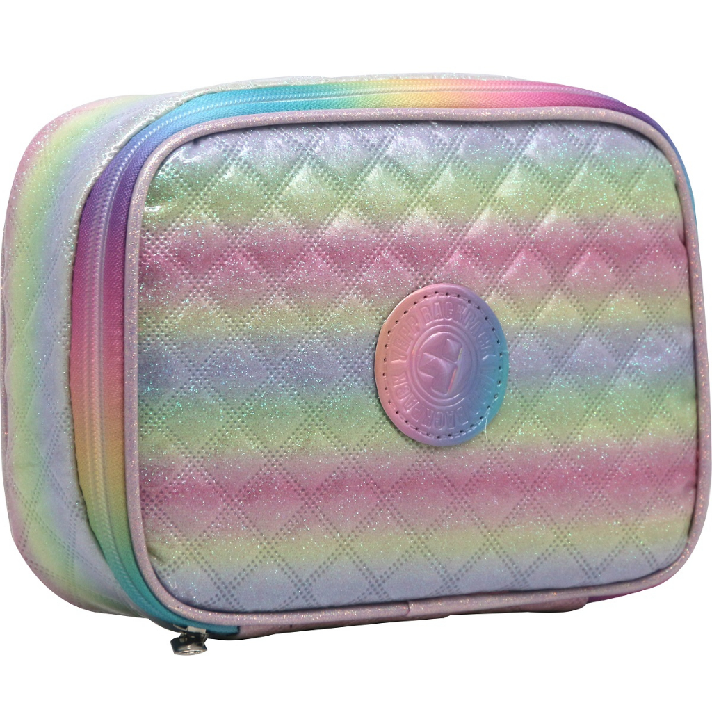 Estojo Escolar Feminino Juvenil Organizador Material Escolar Com Divisórias