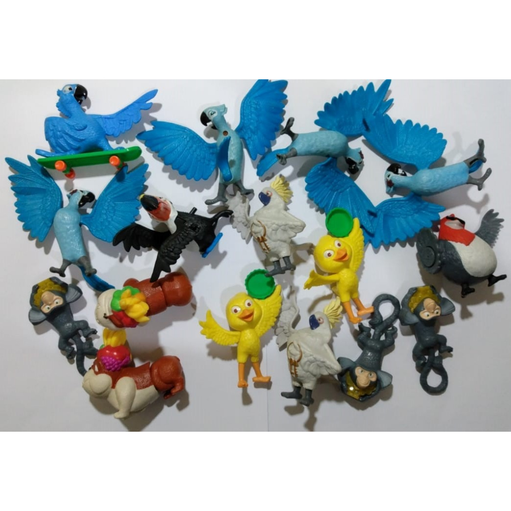 Lote De 7 Brinquedos Mcdonalds Festa No Céu Pokémon E Outros