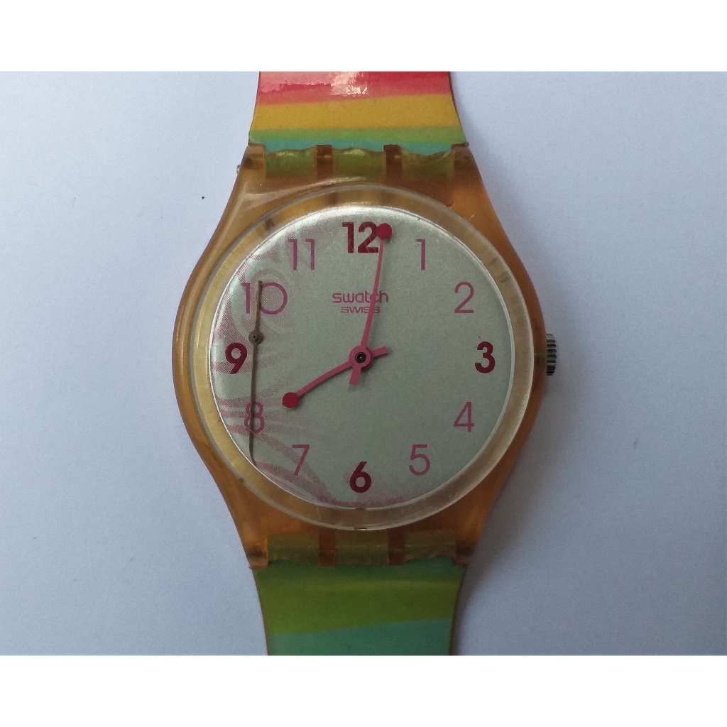 AN1581= ANTIGO RELOGIO SWATCH 2003 COM DEFEITO DETALHES ABAIXO | Shopee ...