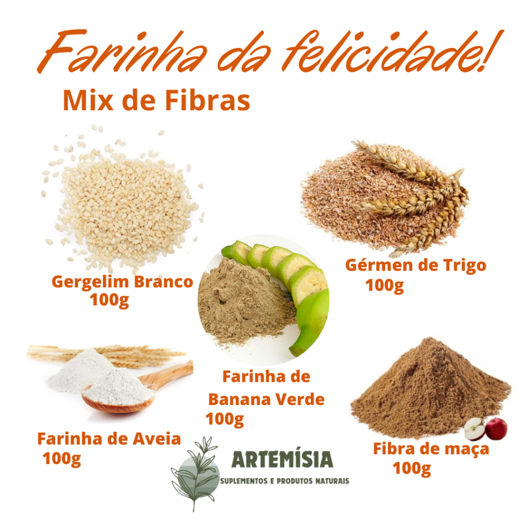 Farinha da Felicidade - Mix de fibras energéticas - mais energia e bem ...