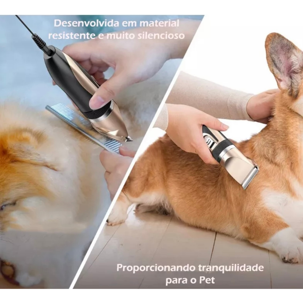Tesoura para Cortar Pêlos de Pets Máquina Profissional/Cortador ...