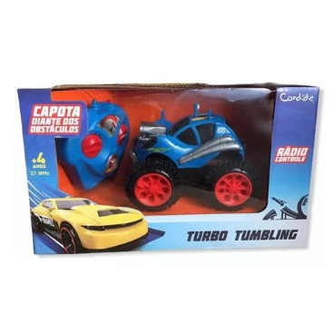 Carrinho Controle Remoto Hot Wheels Turbo Tumbling Sortido