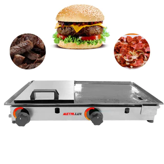 Chapeira Chapa para Lanches Porções Metallux