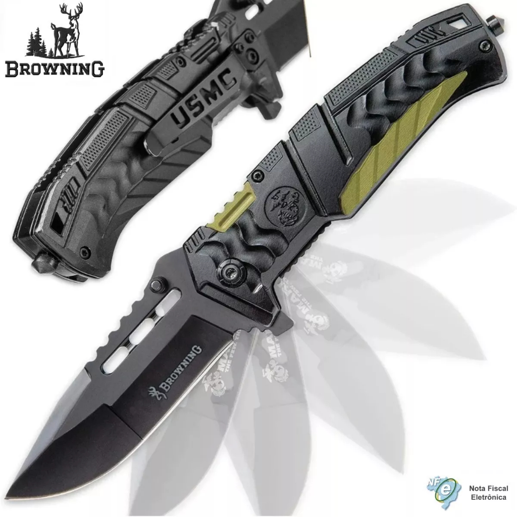 Canivete Tatico Semi Automatico F117 Original