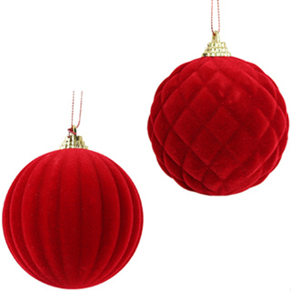 bolas de natal vermelha dourada 7cm bolas natalina 7 cm - Zein