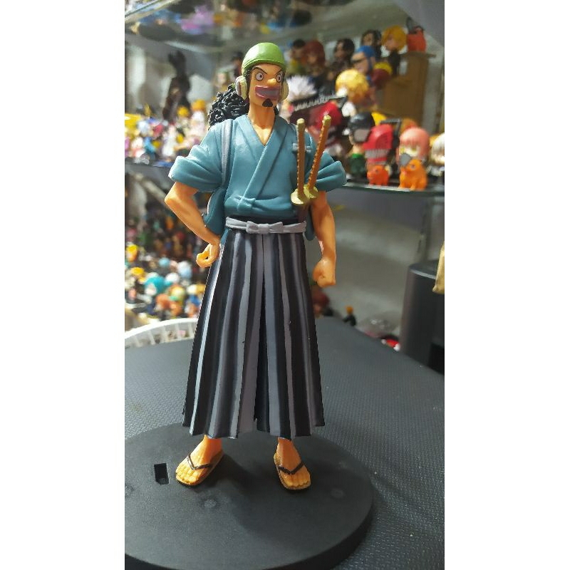 Boneco one piece - luffy - the grandline men saga de wano - bandai