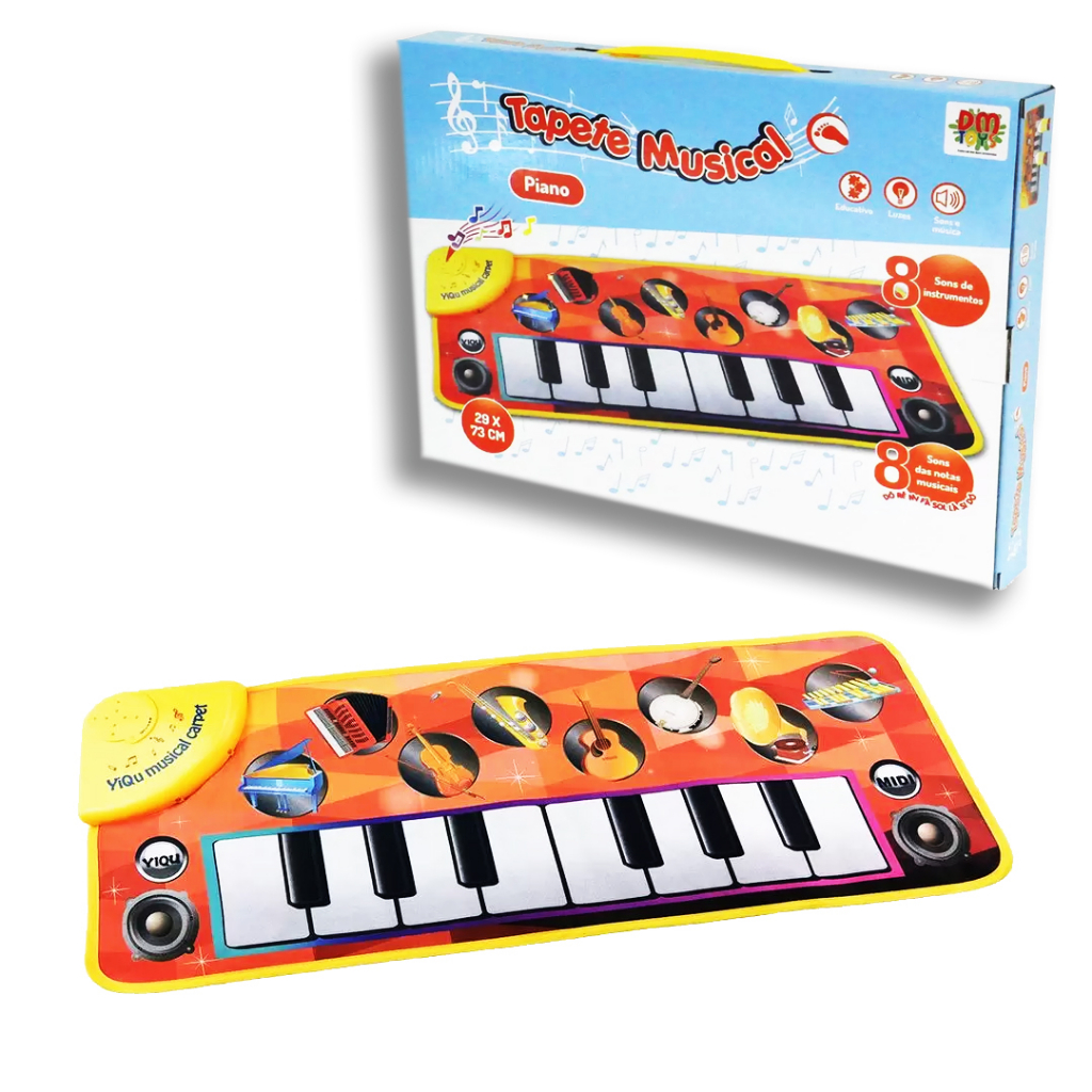 Piano música brinquedo teclado piano instrumento musical brinquedos bebê infantil  criança crianças brinquedos de música desenvolvimento máquina educacional -  AliExpress