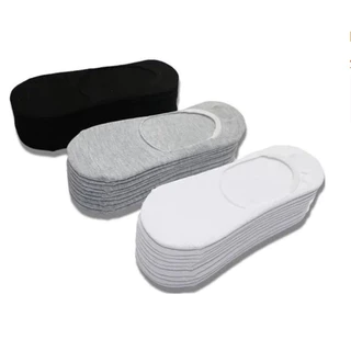 KIT 42 Pares De Meias Sapatilha Bailarina com Silicone Curta Meia Invisível De Algodão