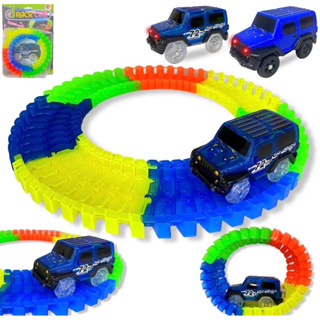 Pista De Carrinhos Track Racing Lançador Brinquedo Infantil - DengoToys -  Brinquedos e Muito Mais!