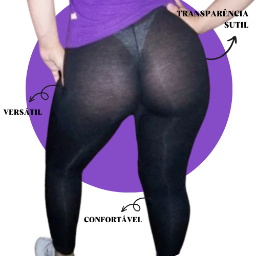 Calça Legging Forrada/Flanelada Ñ Fica TRANSPARENTE