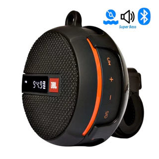 Caixa de som Bluetooth Wind 2 para moto e bike bicicleta preta e cinza(SEM SUPORTE)
