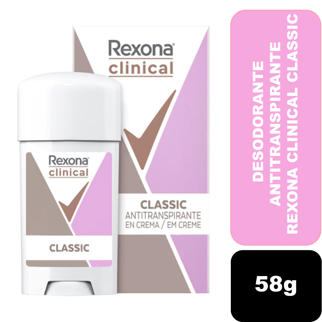 Antitranspirante Aerosol Rexona Clinical Classic 150ml (A embalagem pode  variar) - Promotop