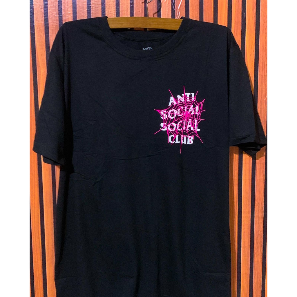 Camiseta Anti Social Club Teia skate - Modelo unissex - Escorrega