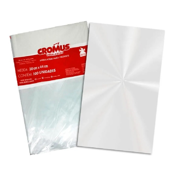 Saco Transparente Incolor 11 x 19,5 15 x 22 15 x 29 20 x 29 25 x 37 100 ...