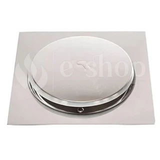Ralo Inteligente Click Para Banheiro 10x10 Cm Inox