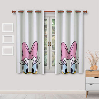 Cortina Para Quarto Infantil Criança Menina Mickey Margarida 2.00 X 1.50 Janela, Decoração