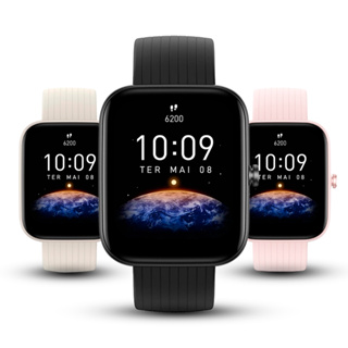 Relógio Smartwatch Amazfit Bip 3 Black A2172 Novo Lançamento