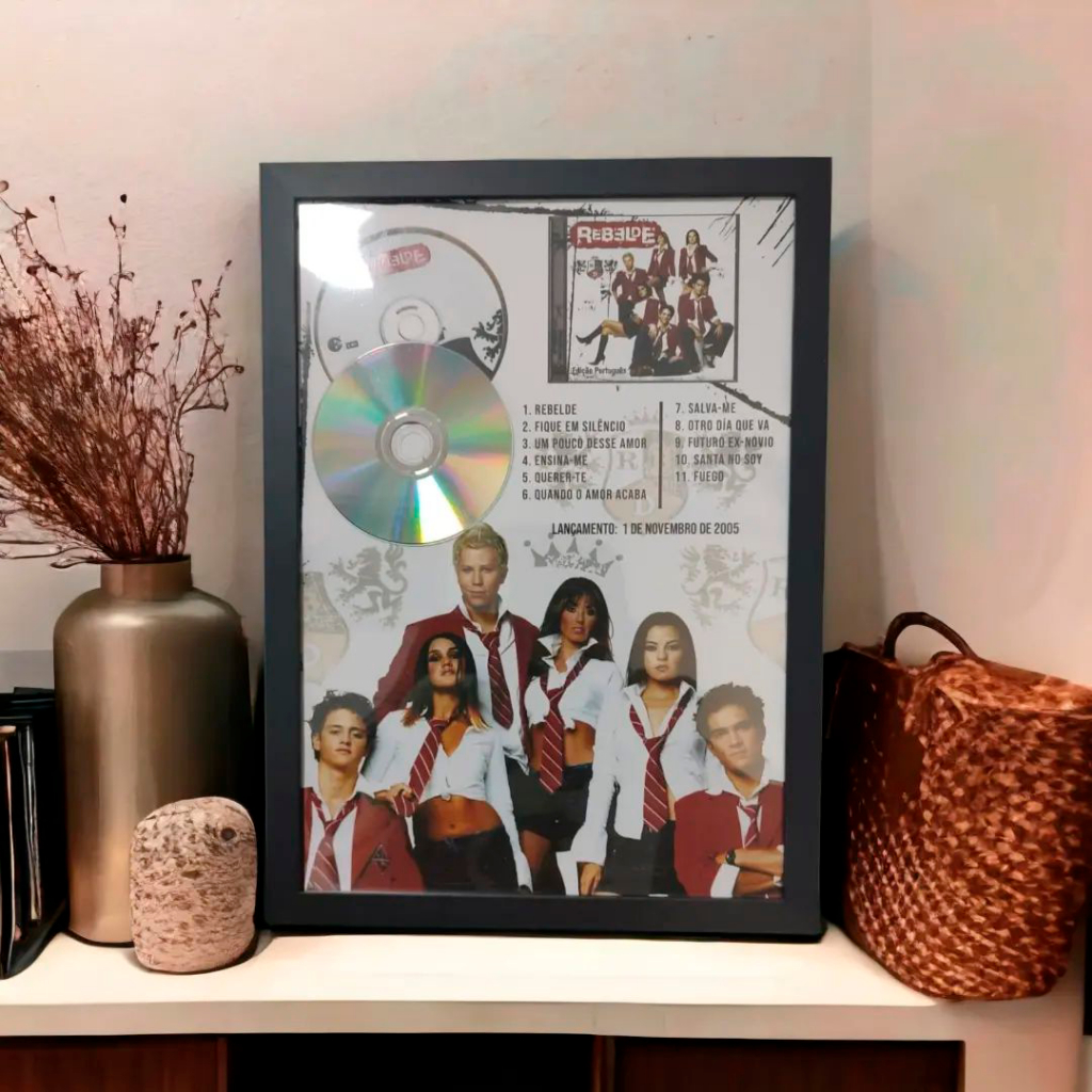 Quadro RBD com CD - ilustrativo - 30x42cm A3