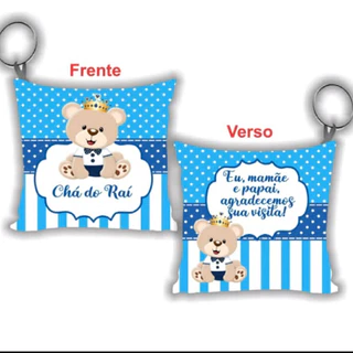 60 Lembrancinha Maternidade Ursinho Personalizadas | Almochaveiro Personalizado | Chaveiro Almofadinha Maternidade