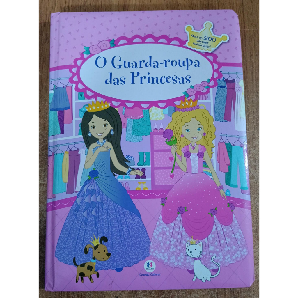 Livro Infantil O Guarda Roupa Da Barbie 200 Adesivos Lindos