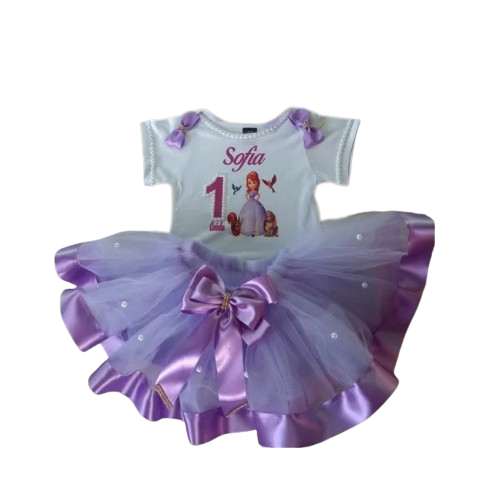 Conjunto tutu personalizado princesa sofia