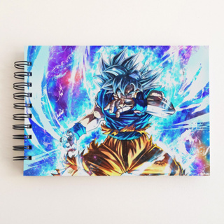 Sketchbook Caderno Dragonball Desenho Aquarela A6 15x11cm Anime Goku 75g ou  90g ou 240g