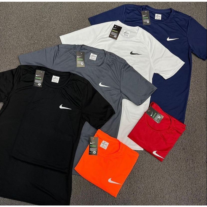 Kit 2 Camisetas dri-fit tecido leve e confortável para Esporte Academia Futebol Treino Unissex