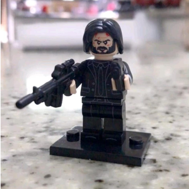 Boneco John Wick Keanu Reeves Lego Filme Shopee Brasil