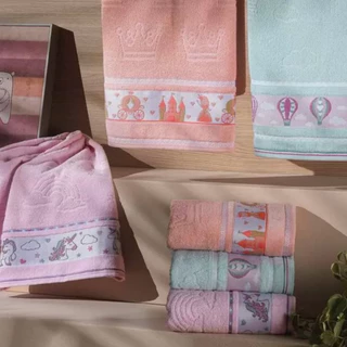 Toalha de Banho Infantil 100% Algodão Soft Kids Menino Menina - Super Macia e Envio Rápido