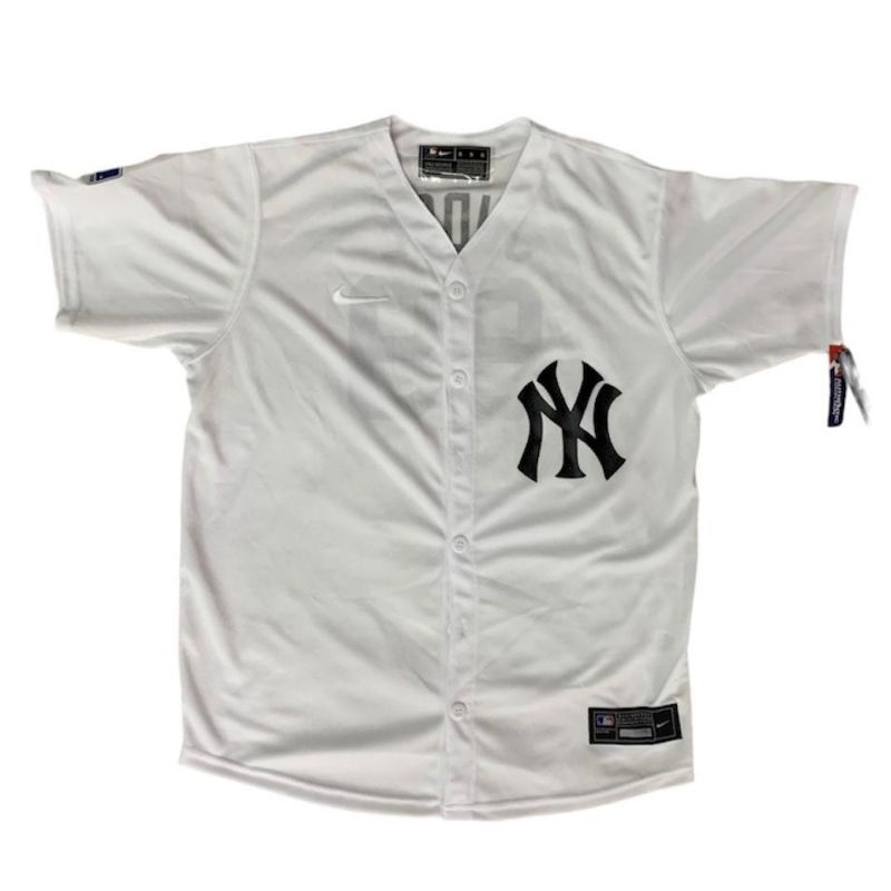Camisa Beisebol Majestic New York Yankees, Branco/Azul - Sports Men