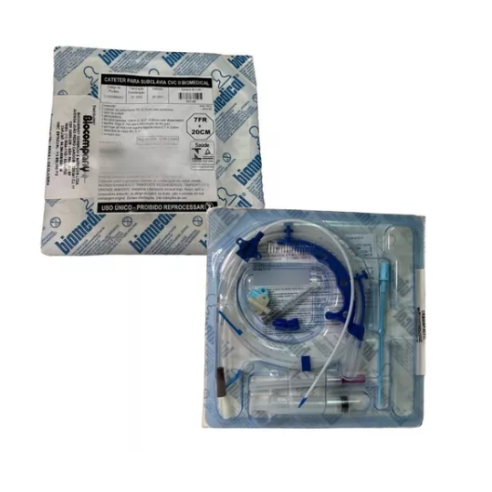 Cateter Para Subclavia Cvc II - Cateter Central Duplo Lumen 7fr ...