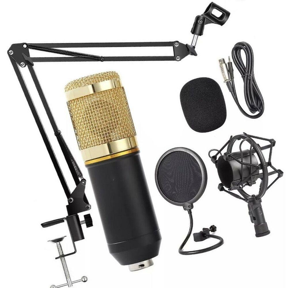 Kit De Placa De Som De Microfone Podcast Versão Em Inglês