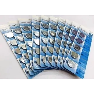 Kit 05 Cartelas Bateria De Lition Cr 2032 Suncom 25 Un