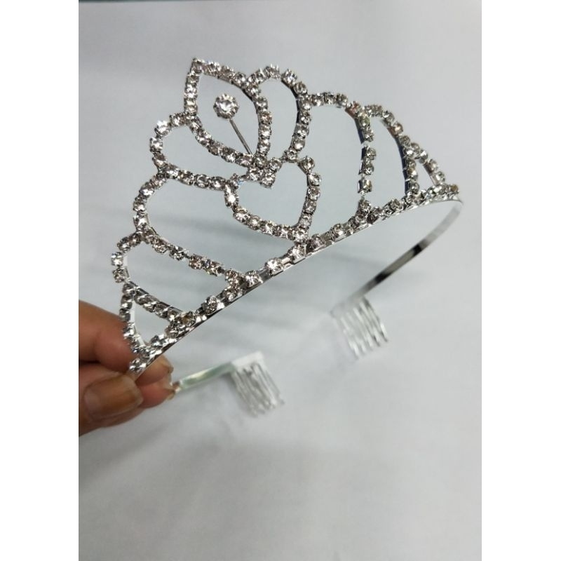 Tiara coroa daminha strass