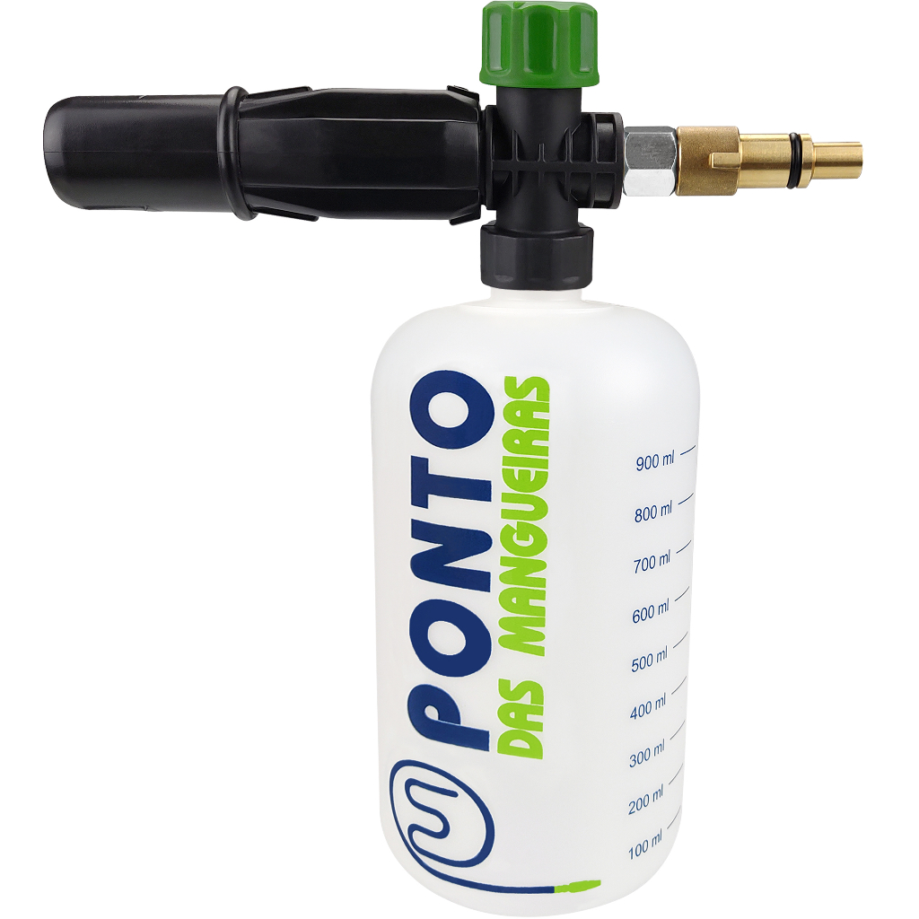 Bico Curto e Snow Foam Pressure Lav 1000 Com Sistema de Engate Rápido e  Registro - Ponto das Mangueiras