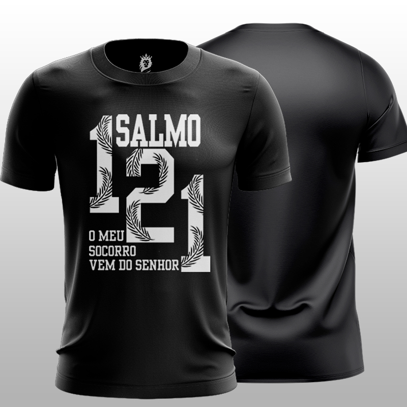 CAMISA MASCULINA BLUSA SALMO 121