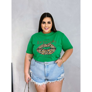 Preços baixos em Plus Size 100% ALGODÃO tamanho feminino 5XL