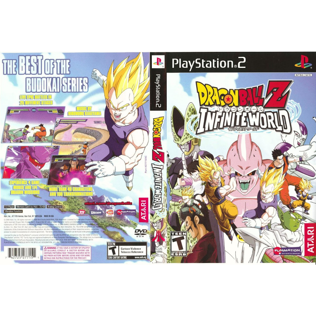 Dragon outlet Ball Z Infinite World For Playstation 2